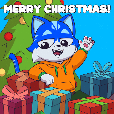 Happy Merry Christmas GIF by Toshithecat