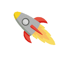 Space Rocket Sticker