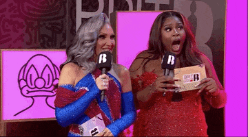 Shocked Michelle Visage GIF by BRIT Awards