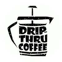 Drip-Thru Coffee Sticker