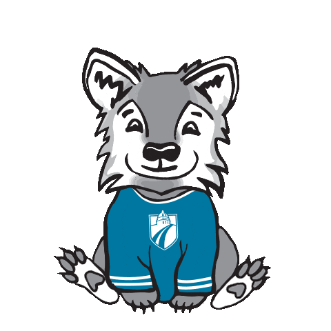 Wolfpack Cutewolf Sticker by Madison College