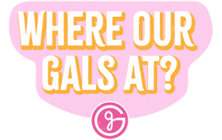 Pink Friendship Sticker by glamourgals