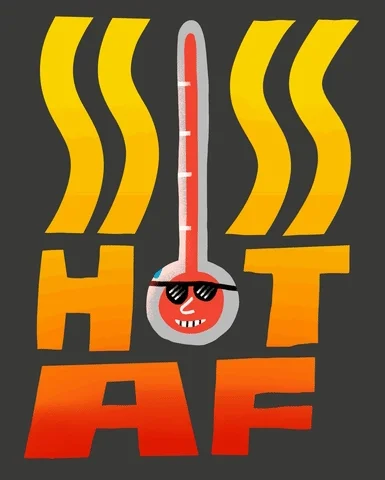 Sweltering Heat Wave GIF by Jon Hanlan