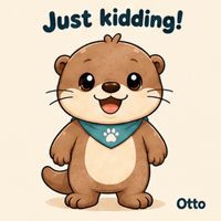 Just Kidding! A Cheeky Otto the Otter