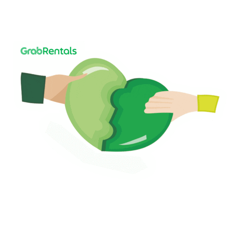 Car Love Sticker by GrabRentals Singapore