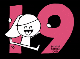 Happy Birthday Girl GIF by Minka Comics