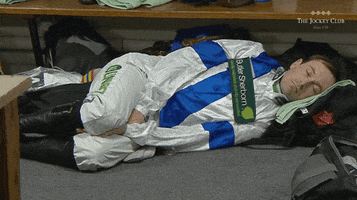 horse racing sleeping GIF by The Jockey Club