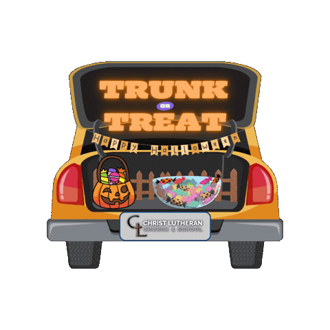 Trunkortreat Sticker by Christ Lutheran Church & School