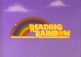 reading rainbow GIF