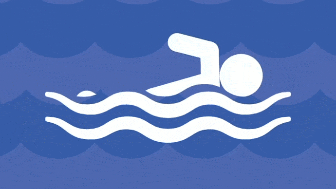 Giphy - Pool Swimming GIF by Ministère des Sports