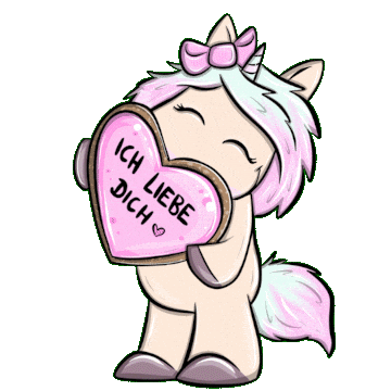 Guten Morgen Wunderschön Sticker by Einhorn Mina