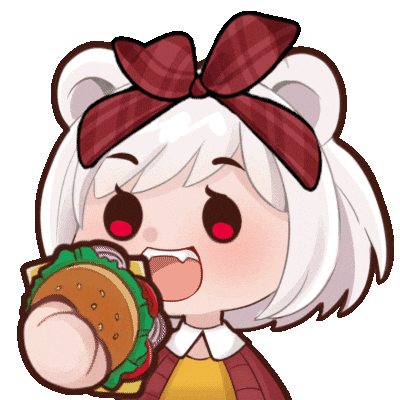 Hamburger Eat Sticker