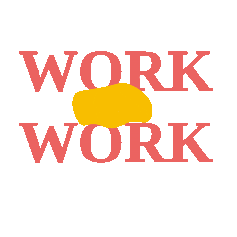 Work Working Sticker