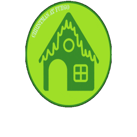 Gingerbread House Christmas Sticker by Fuego Church