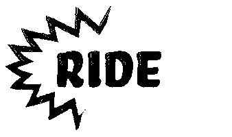 Ride Sticker by Motoveli Motorcycle Zine