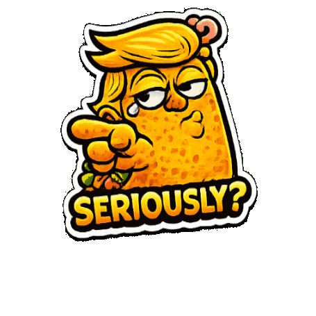 Cartoon Character Seriously Sticker