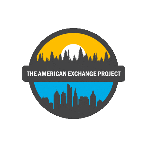 American Exchange Project Sticker