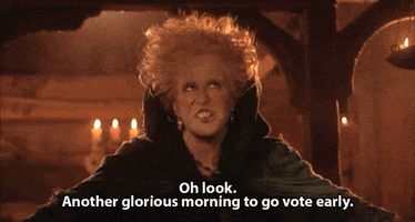 Vote Early Hocus Pocus GIF by INTO ACTION