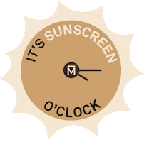 Sunscreen Glowing Sticker by MELĒ