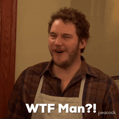Giphy - Season 2 Wtf GIF by Parks and Recreation