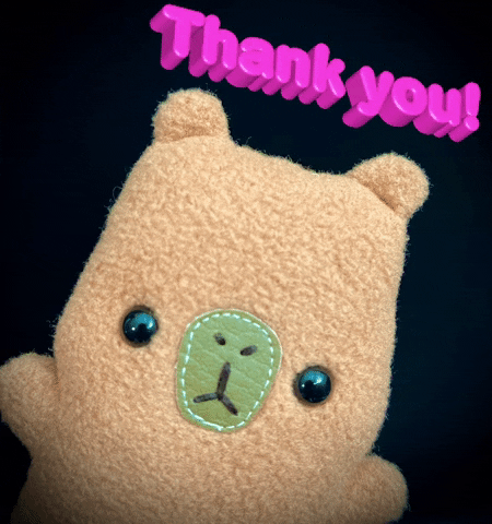 Guinea Pig Thank You GIF by Flat Bonnie