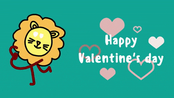 Lion Dance Valentine GIF by Digital Pratik
