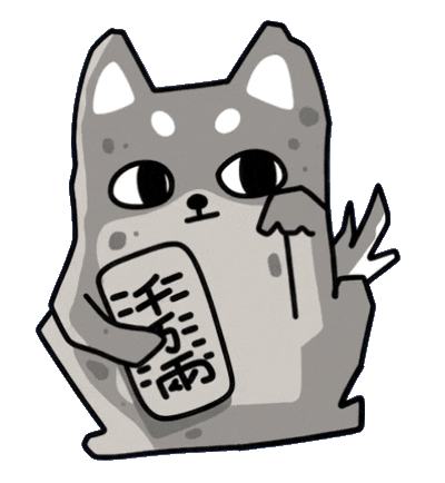 Bubble Tea Shiba Sticker by OHAYOTEA