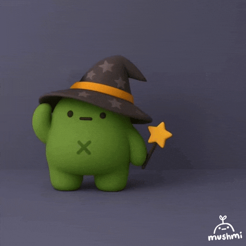 Cute Halloween Grub GIF