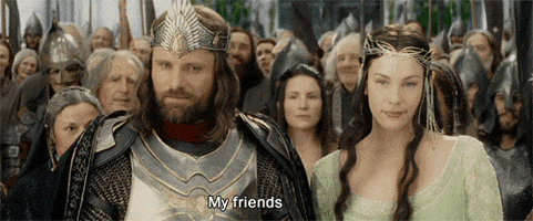 The Lord Of The Rings Friends GIF by Maudit