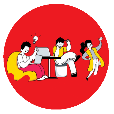 Famfest Sticker by Kerja Seru at INDOSAT OOREDOO