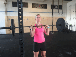 noraschenk crossfit pr strict press GIF