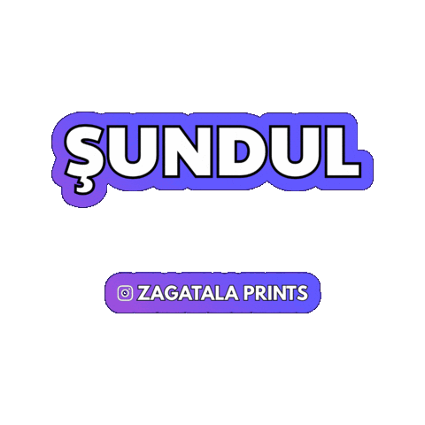 Qax Sticker by Zagatala Prints