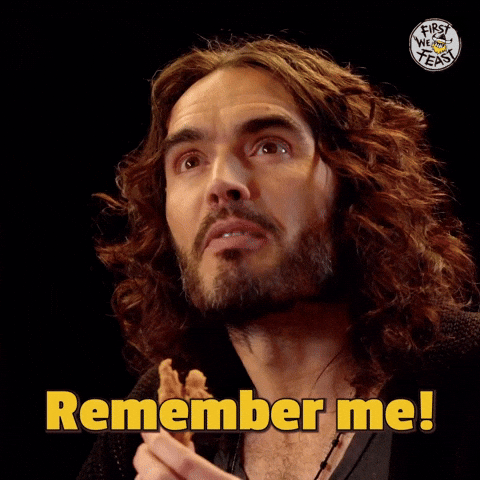 Remember Me Jesus GIF by First We Feast