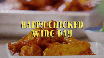 Chicken Wings GIF by Sealed With A GIF