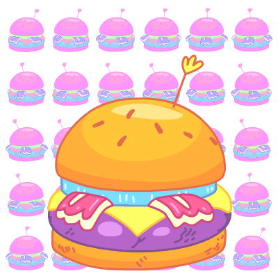 burger spinning GIF by Victor Courtright