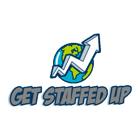 Get Staffed Up Sticker