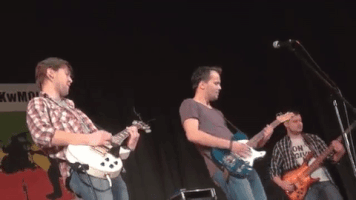 rafakozowicz rock concert no problem guitars GIF
