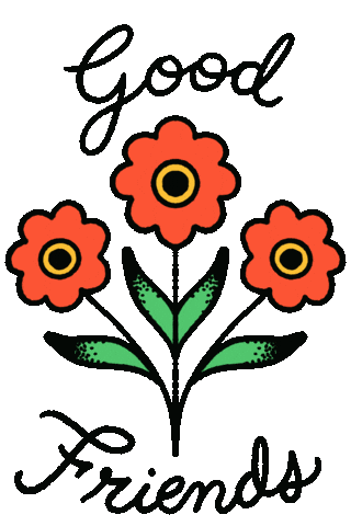 Good Friends Sticker