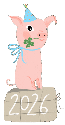 New Year Neujahr Sticker