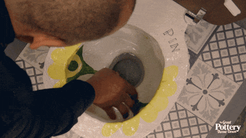 Hands Wipe GIF by The Great Pottery Throw Down
