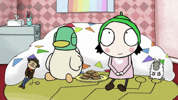 cookies yes GIF by Sarah & Duck
