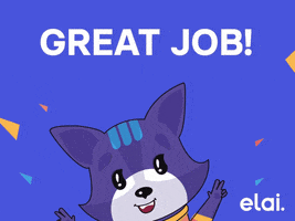 Happy Well Done GIF by Elai.io