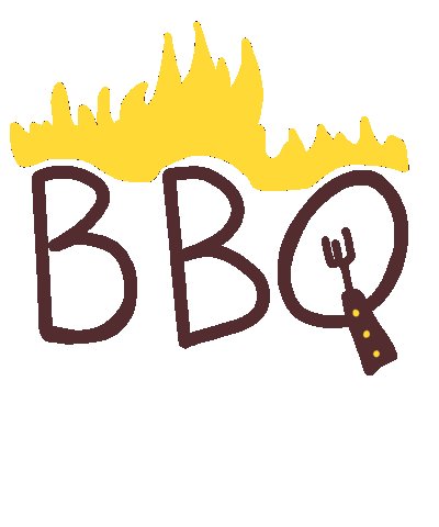 Fire Bbq Sticker