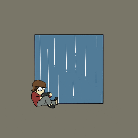 drawvid drawing rain cozy chilling GIF