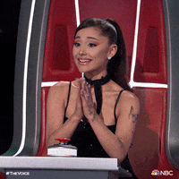 Ariana Grande Reaction GIF by The Voice