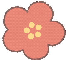 花 Plum Blossoms Sticker