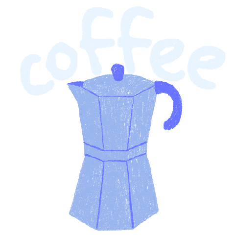 Coffee Moka Sticker by Ilaria Angioi