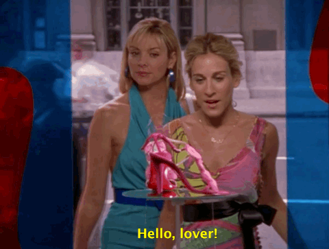 Sex In The City Shoes GIF - Find & Share on GIPHY