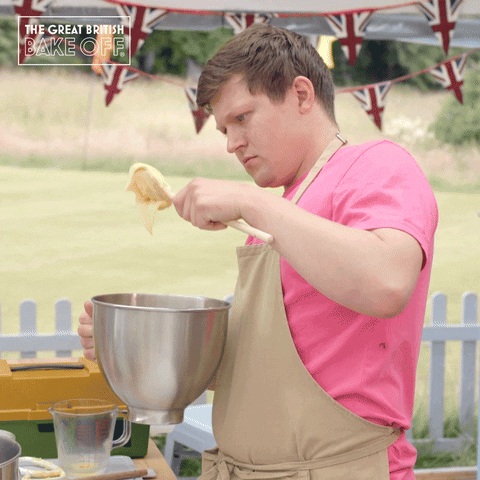 Cake Splat GIF by The Great British Bake Off