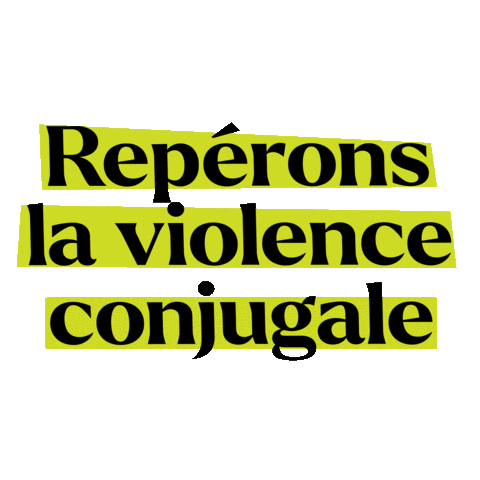 Violenceconjugale Sticker by Regroupement des maisons pour femmes victimes de violence conjugale